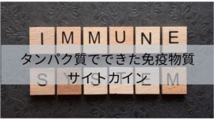 タンパク質でできた免疫物質サイトカイン