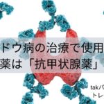 バセドウ病の治療で使用する薬は「抗甲状腺薬」